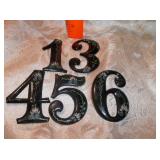 Vtg Hand Painted House Numbers