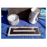 Royal China Berry Bowls, W German Serving Tray+