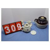 Crock Pot & Tea Cups