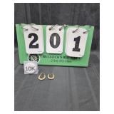 10k gold Ear Rings