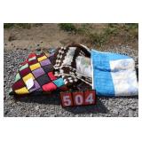 Vintage Afghan & Quilt