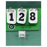 14K Diamond Stud Earrings 1/4TDW