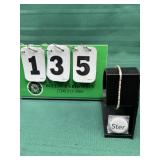 Sterling Silver Tennis Bracelet 7.5 Gold Tone