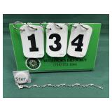 Sterling Silver Tennis Bracelet 7 Dolphins