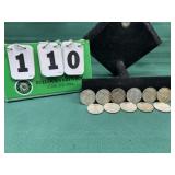 (11) 40% Silver Kennedy Halves - Lot#3