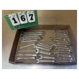 Assorted Open & Closed Wrenchs