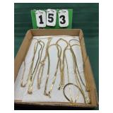 Costume Jewelry Gold Tone Necklaces