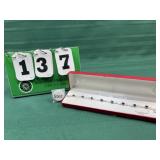 Sterling Silver Tennis Bracelet 7.5  Sapphire