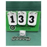 Sterling Silver Tennis Bracelet 7.5 Blue