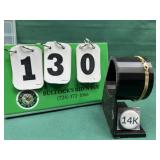 14K 7" Bracelet With hearts