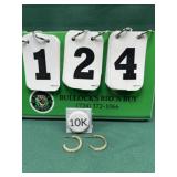 10K Gold Earrings w/ Stones