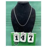 Sterling Silver Bright Rope 24"