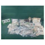 Large Post Marked Stamp Collection