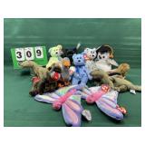 12 Assorted Beanie Babies