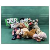 12 Assorted Beanie Babies