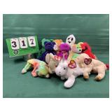 12 Assorted Beanie Babies