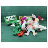 12 Assorted Beanie Babies