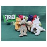 12 Assorted Beanie Babies