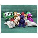 12 Assorted Beanie Babies