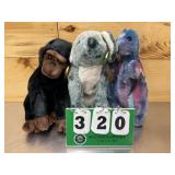 3 XL Beanie Babies