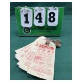 (9) Zippo Visiting Center Pennies