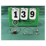 (4) Sterling Silver Items