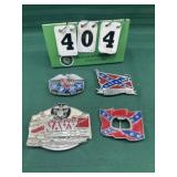 Flag Themed Belt Buckle