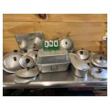 Bulk Metal Lids & Pan Lot