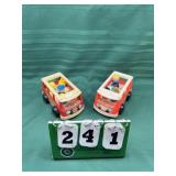 Vintage Fisher Price Buses
