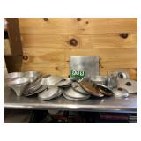 Bulk Metal Pan Lids