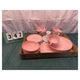 Prolon Melmac Dinnerware Pink