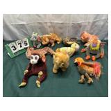 (10) Vintage Beanie Babies With Tags Lot 4