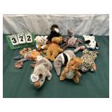 (10) Vintage Beanie Babies With Tags Lot 1
