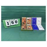 Vintage Double Collectible Playing Cards 2 Sets
