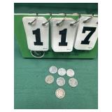 Steel War Pennies & a Indian Penny