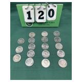 (18) Kennedy Halve Dollars