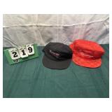 Pontiac Racing Hats Autographs