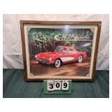 1957 Corvette Clock