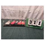 Santa Corvette Ornaments