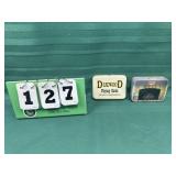 Sealed Collectible Playing Cards Metal Tin