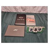 (3) Vintage Assorted Corvette Owners Manuals Lot 4