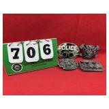 Emergency Services  Belt Buckle Lot