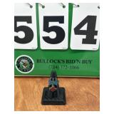 Turquoise Silver Eagle Pattern  Ring  Sz.9