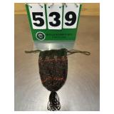 Hand Made Bead Draw String Bag