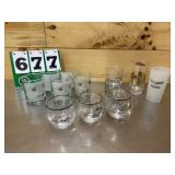 Assorted Corvette Glassware