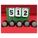 (5) Silver Kennedy Halves 40%