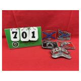 Rebel Belt Buckle Lot