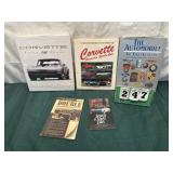 (5) Assorted Corvette Books Lot 9
