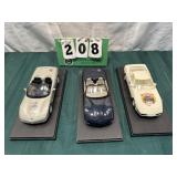(3) Assorted PROMO Corvette Cars  Lot 13