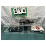 (3) Assorted PROMO Corvette Cars In Cases Lot 20